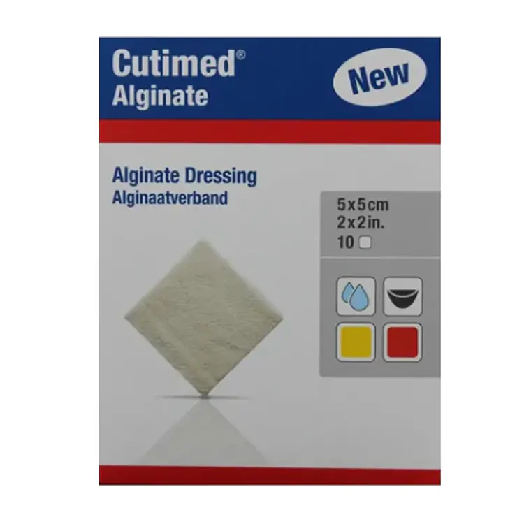 Cutimed Alginate Apósito 5x5 cm 10 Unidades. 1