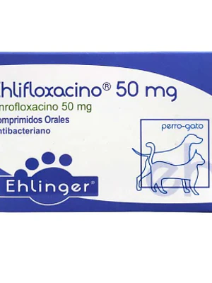 Ehlifloxacino 50 mg 10 Comprimidos. Uso veterinario