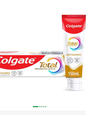 Crema dental Cogate Total Antisarro 150 ml.