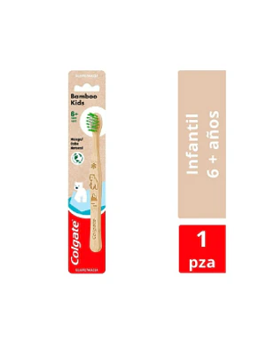 Cepillo de dientes Colgate Bamboo kids 1 Unidad.