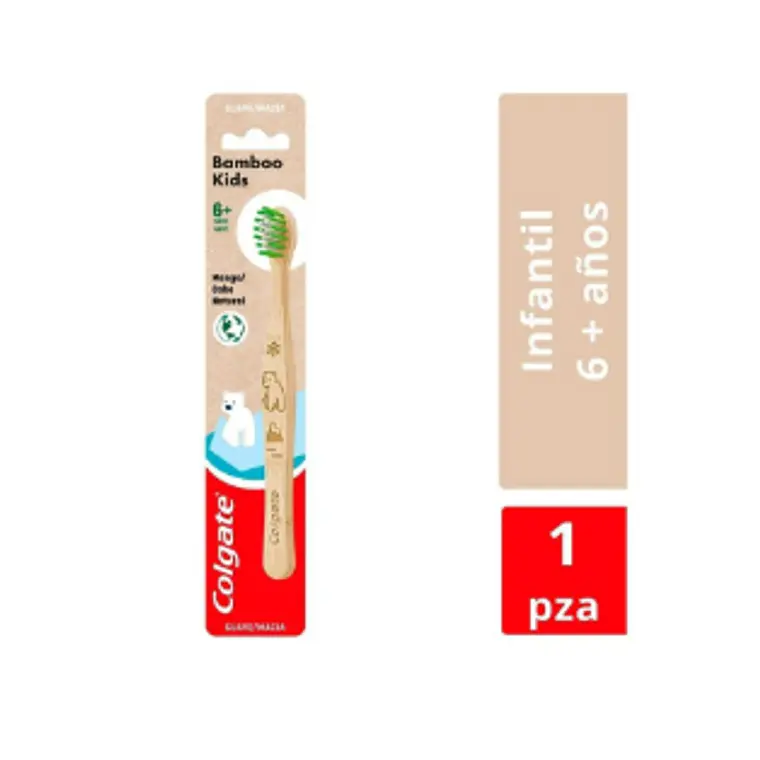 Cepillo de dientes Colgate Bamboo kids 1 Unidad. 1
