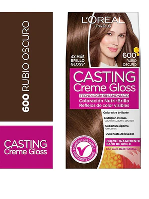 Coloración para el cabello Casting Creme Gloss 600 Rubio oscuro. L'oréal