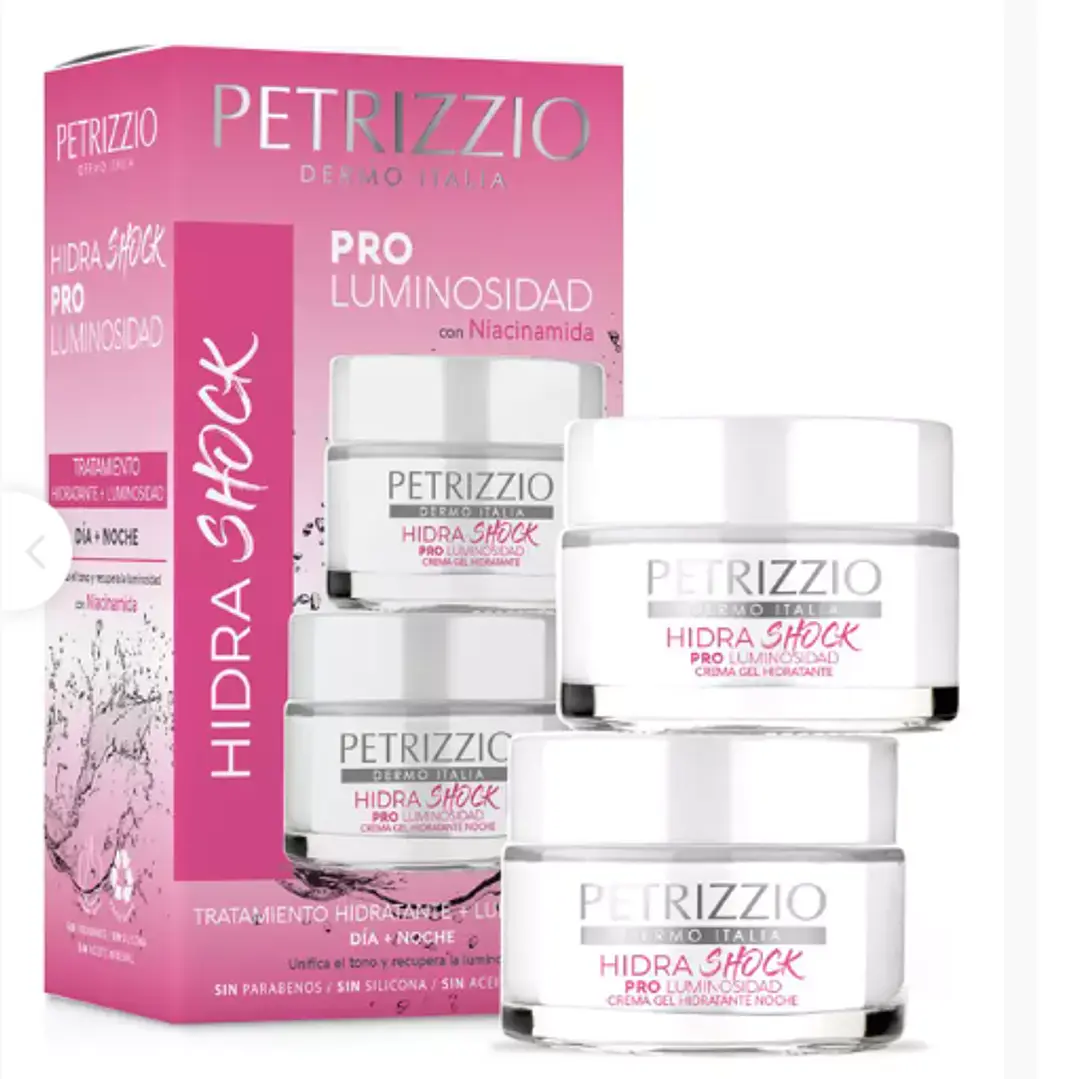 Crema Hidra Shock Pro luminosidad Día+ Noche. Petrizzio 1