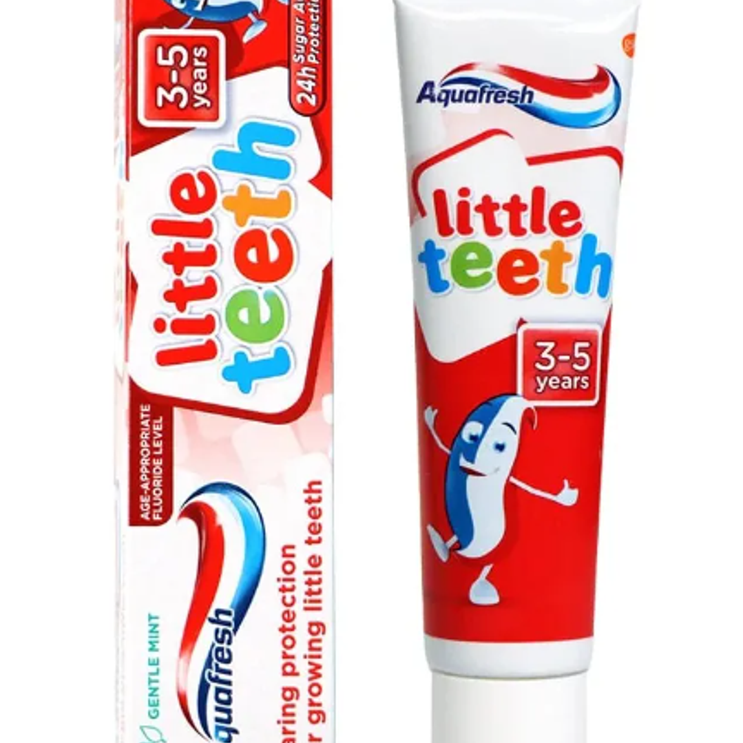 Crema dental Aquafresh Little Teeth Etapa 3-5 años 63 g. 1