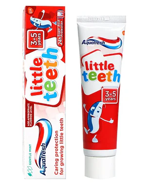 Crema dental Aquafresh Little Teeth Etapa 3-5 años 63 g.