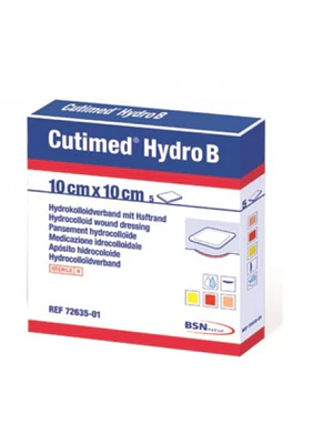 Cutimed Hydro B Apósito Hidrocoloide Estéril 10 x 10cm  5 Unidades.