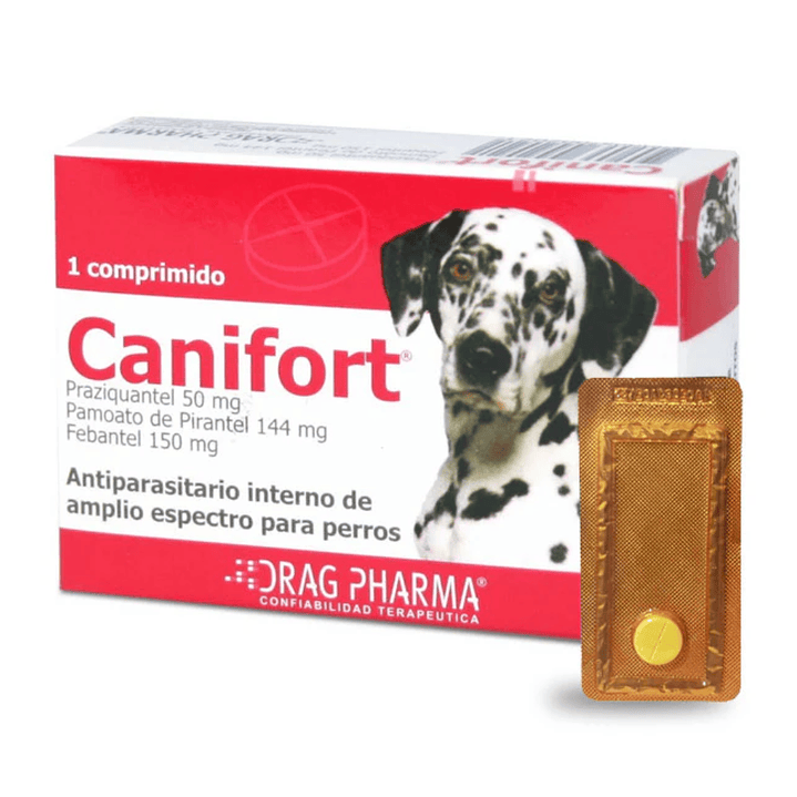 Canifort Antiparasitario 1 Comprimido. Uso veterinario 1