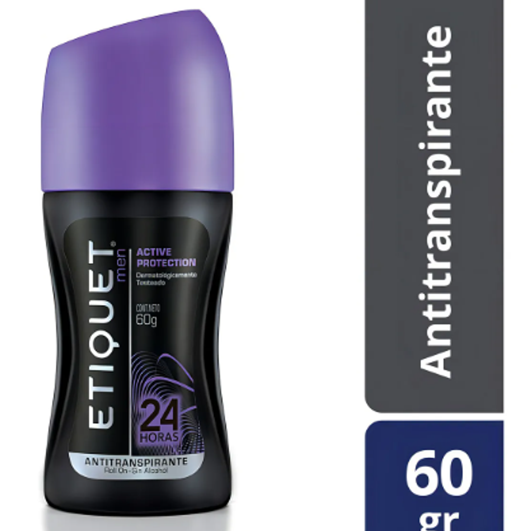 Desodorante Etiquet Active Men Roll-on 60 g. 1