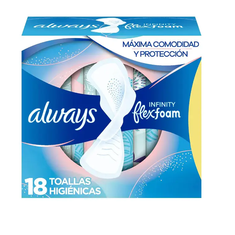 Always Toalla higiénica Infinity Ultra delgada Alas 18 Unidades. 1