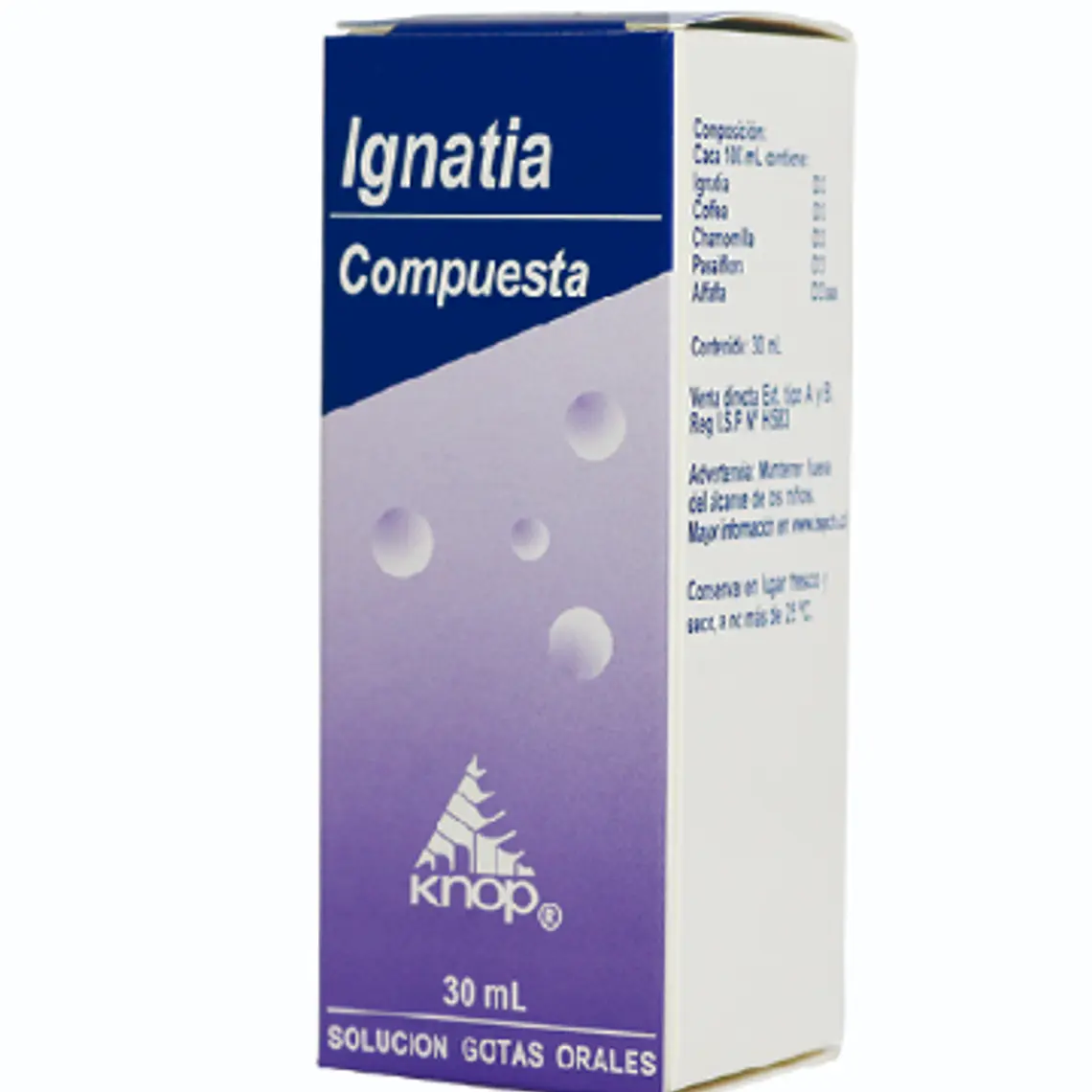 Ignatia Compuesta 30 ml. Knop 1