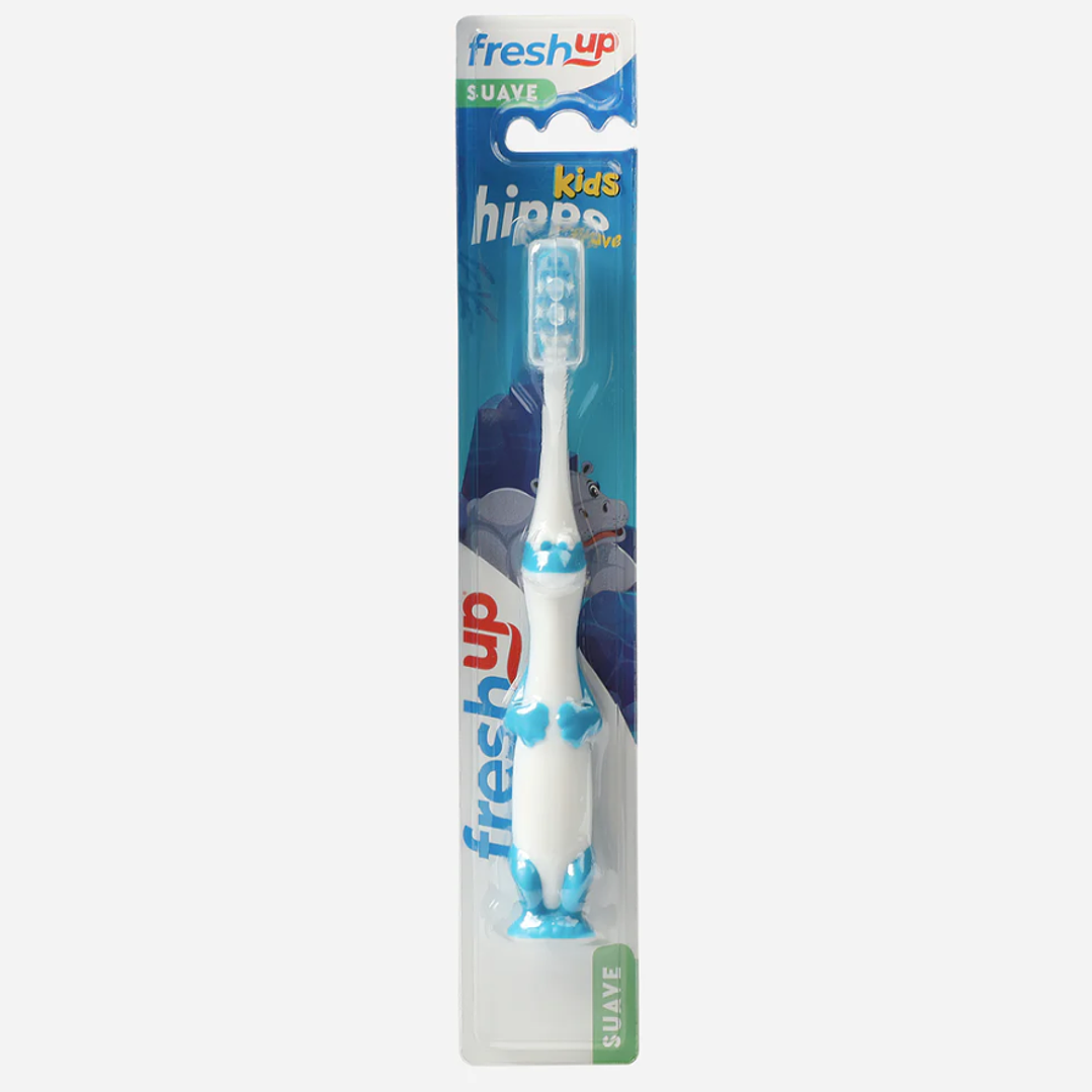 Cepillo dental Fresh Up Kids Hippo suave 083. 1