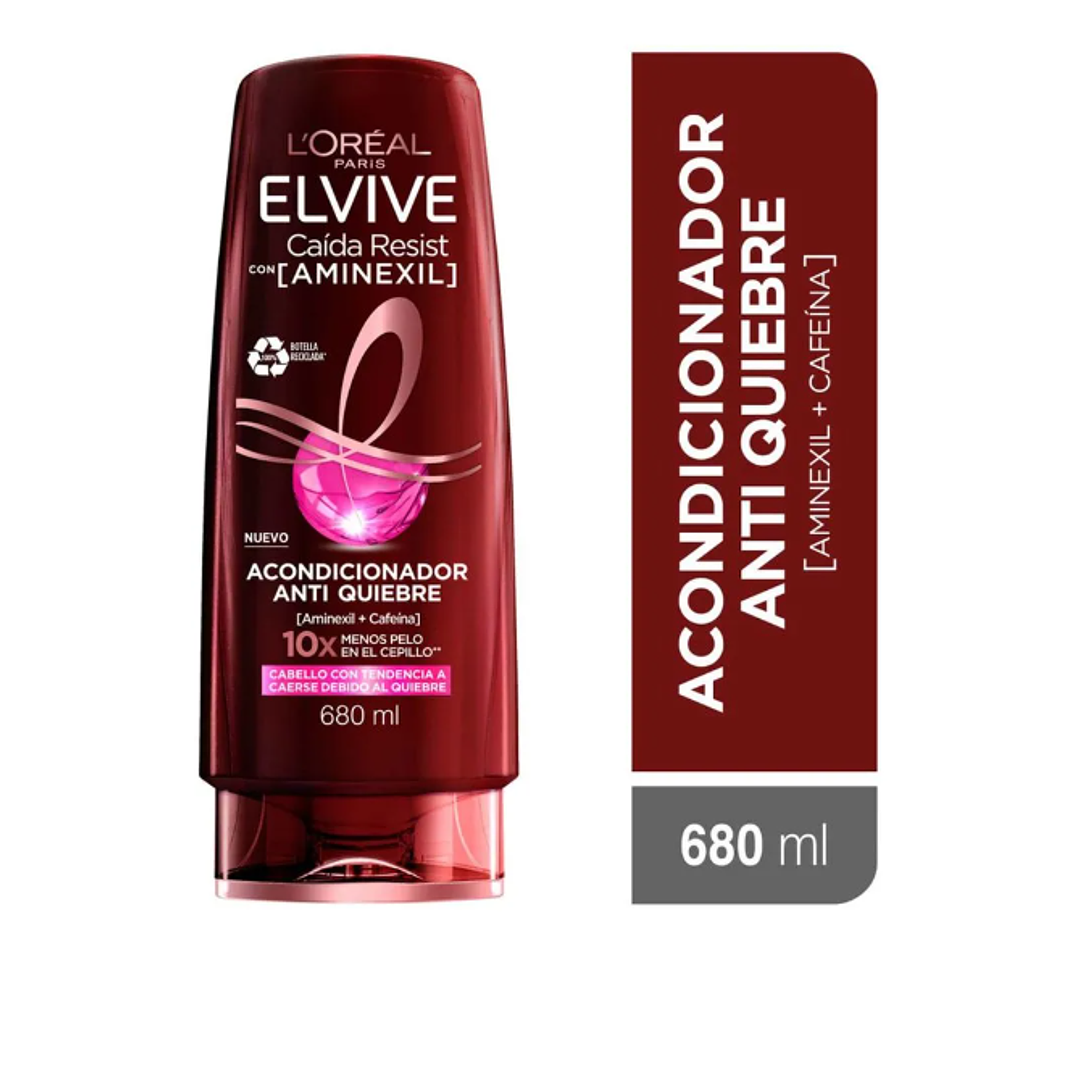 Elvive Acondicionador Anti-caída amenexil 680 ml. L'oréal 1