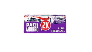 Crema dental Aquafresh Active white 160 g. 2 Unidades
