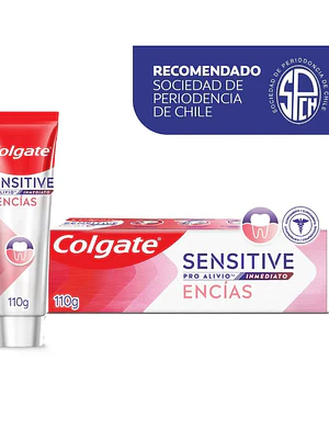Crema dental sensitive Pro alivio encías 110 g.