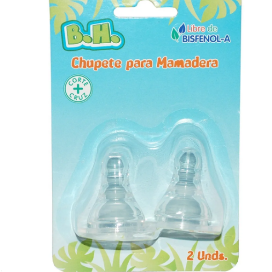 Chupete para mamadera Best House 2 Unidades. 1