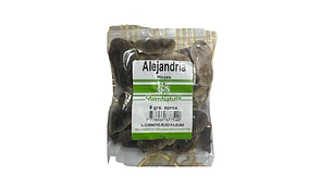Alejandría hojas 8 g. Se vende por caja de 25 Unidades, precio unitario. Quimnatura