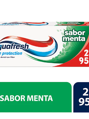 Crema dental Aquafresh Sabor menta 95 g 2 Unidades.