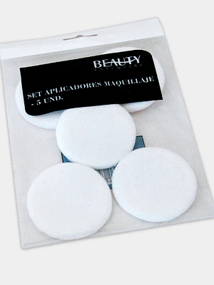 Aplicador de maquillaje 5 Unidades.