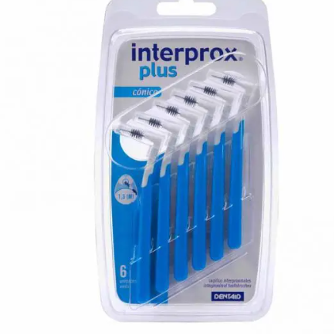Cepillos interdentales Interprox Plus cónico 6 Unidades. 1