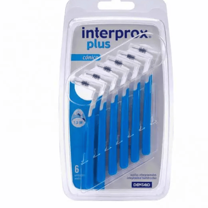 Cepillos interdentales Interprox Plus cónico 6 Unidades. 1