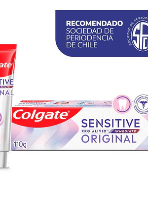 Crema dental Colgate Sensitive Pro alivio original 110 g.
