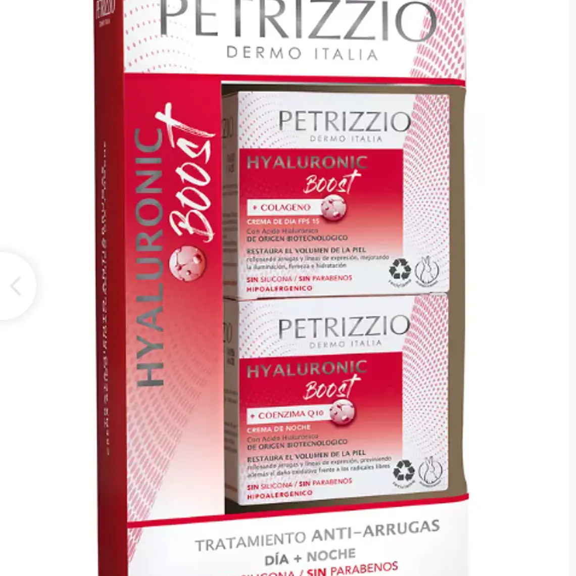 Crema Hyaluronic boost día-noche. Petrizzio 1