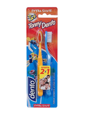 Cepillo dental Dento Junior extra suave 2 Unidades.