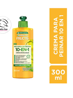 Garnier Fructis Crema para peinar Nutritiva 300 ml.