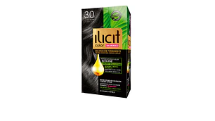 Tinte para el cabello sin amoníaco Ilicit 3,0 Castaño oscuro.