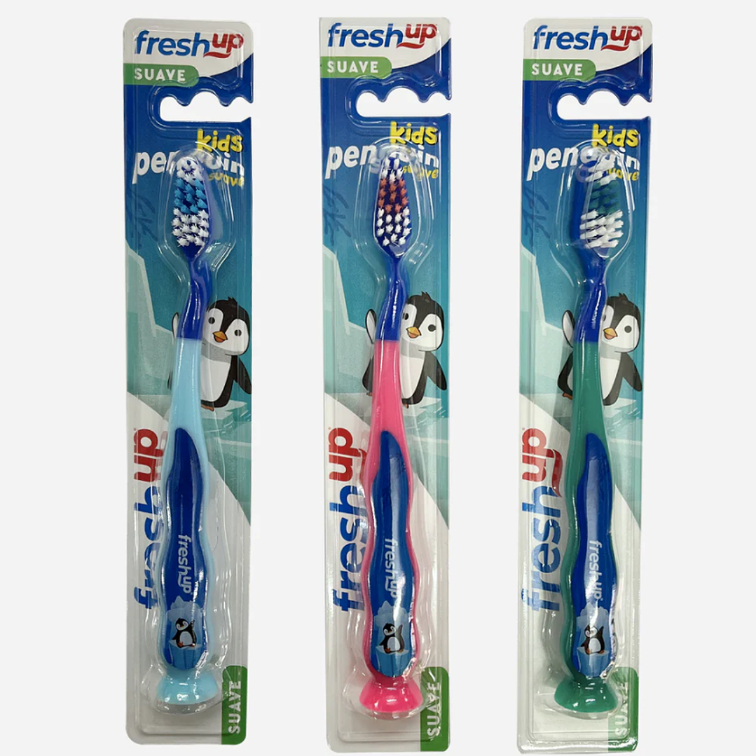 Cepillo dental Fresh Up Kids Penguin Suave 211. 1