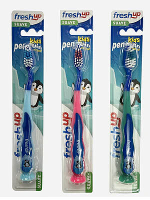 Cepillo dental Fresh Up Kids Penguin Suave 211.