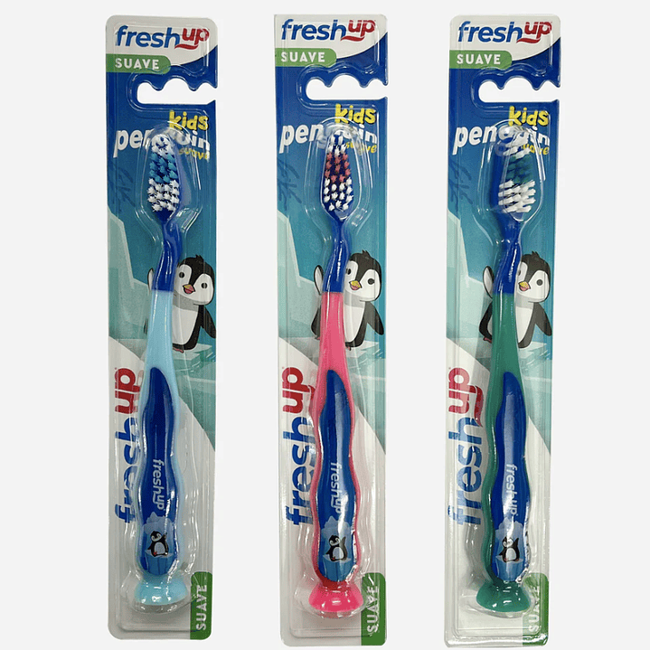 Cepillo dental Fresh Up Kids Penguin Suave 211. 1