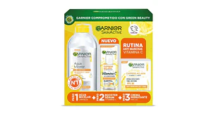Garnier Skin active Rutina anti manchas Sérum+ Agua Micelar + Crema FPS 30+