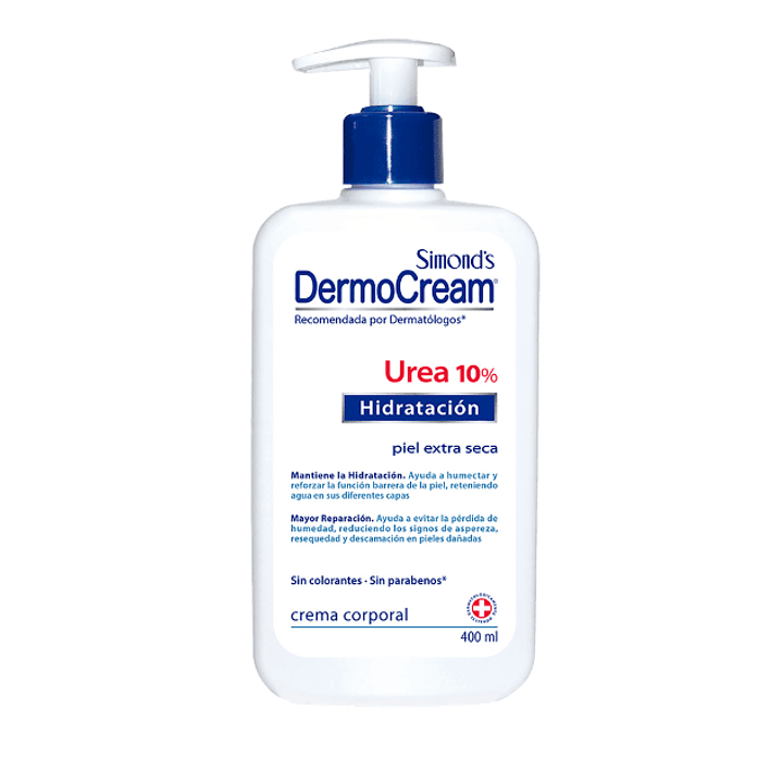 DermoCream Úrea 10% Hidratación 400 ml. Simond's 1