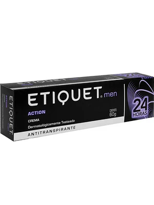 Antitranspirante Etiquet Men Action Crema 60 g.