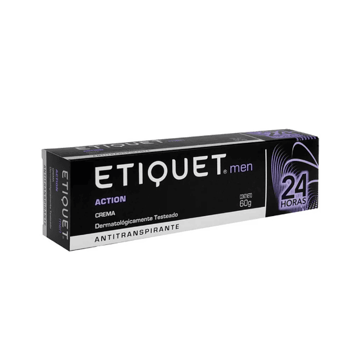 Antitranspirante Etiquet Men Action Crema 60 g. 1