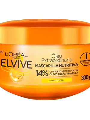 Elvive Crema de tratamiento Óleo extraordinario 300 g. L'oréal