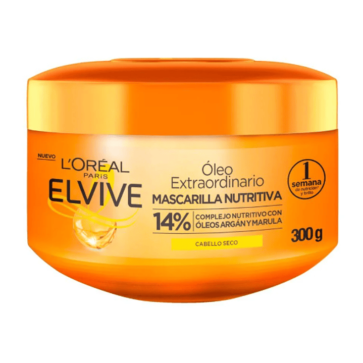 Elvive Crema de tratamiento Óleo extraordinario 300 g. L'oréal 1