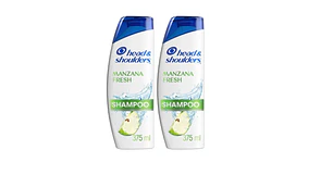Head & Shoulders Shampoo Manzana Fresh 375 ml 2 Unidades.