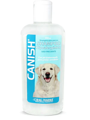 Canish Shampoo hipoalergénico 390 ml. Uso veterinario
