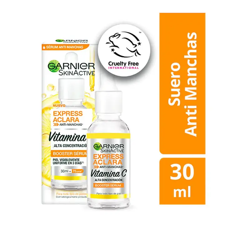 Garnier Skin active Sérum Express aclara 30 ml. 1