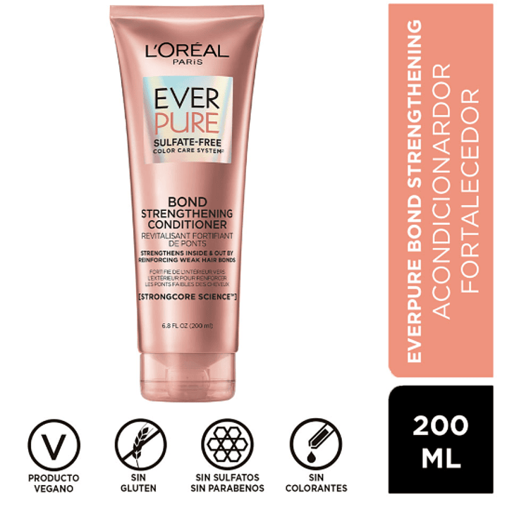Everpure Acondicionador Bond strengthening 200 ml. L'oréal 1