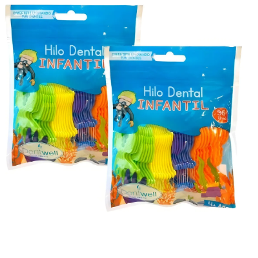 Hilo dental infantil 36 Unidades. Dentwell 1