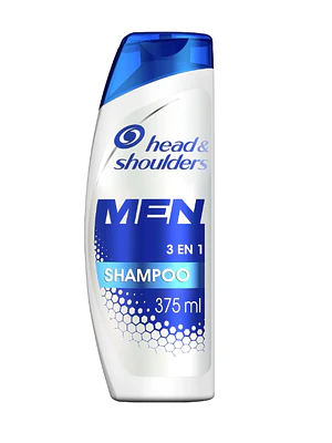 Head & Shoulders Shampoo Men 3 en 1, 375 ml.
