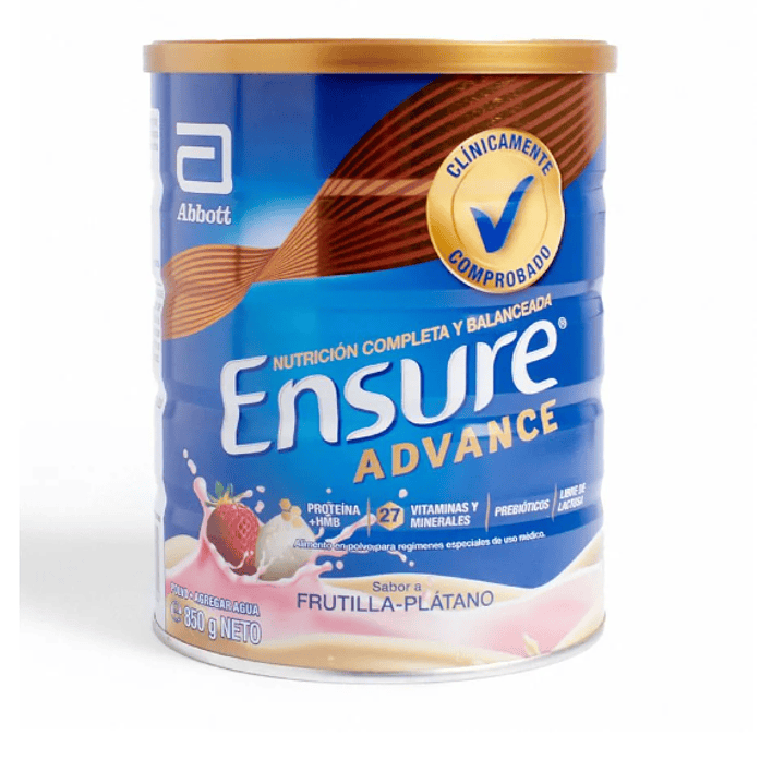 Ensure Advance Frutilla en polvo 850 g. 1