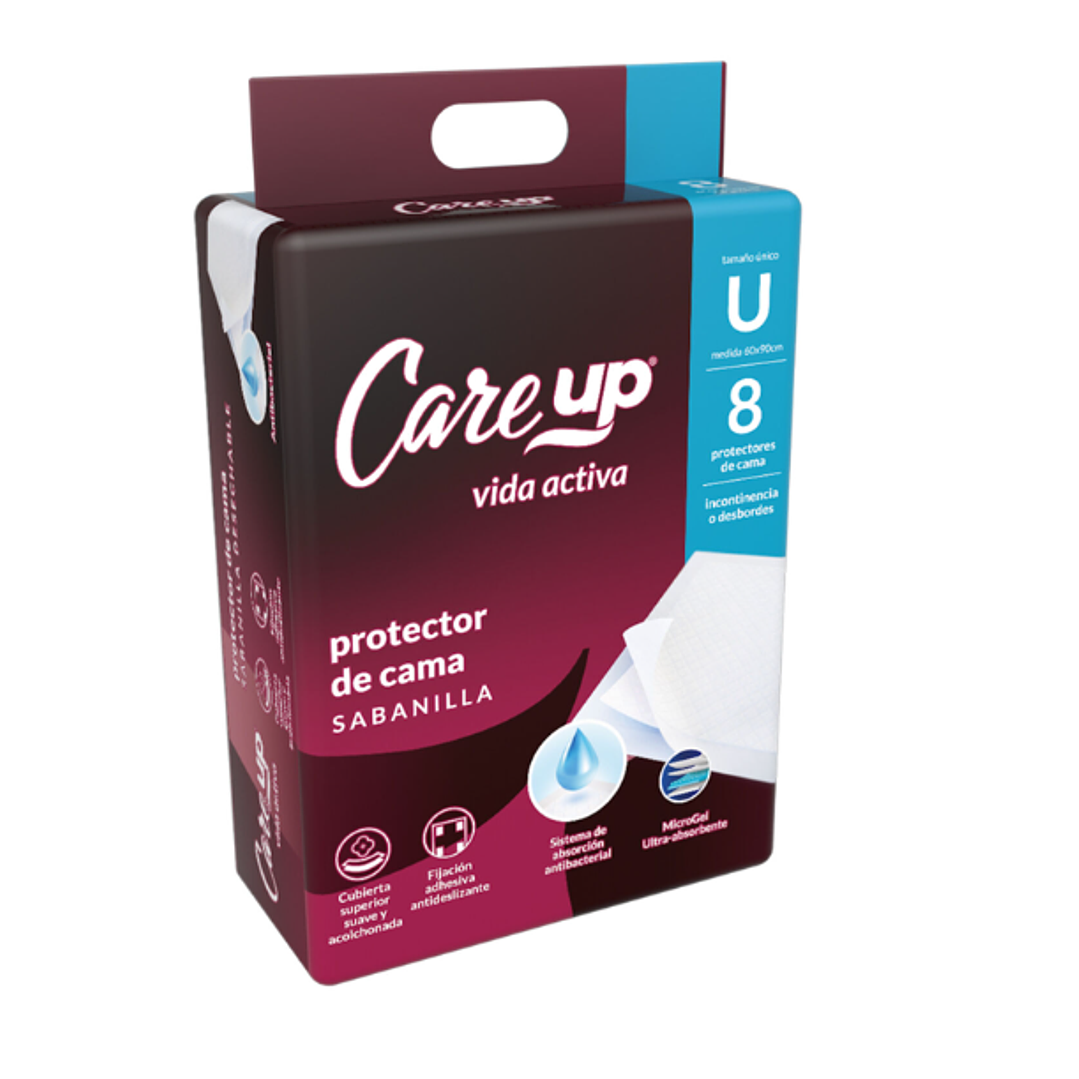 Sabanilla protectora de cama Care Up 8 Unidades. 1