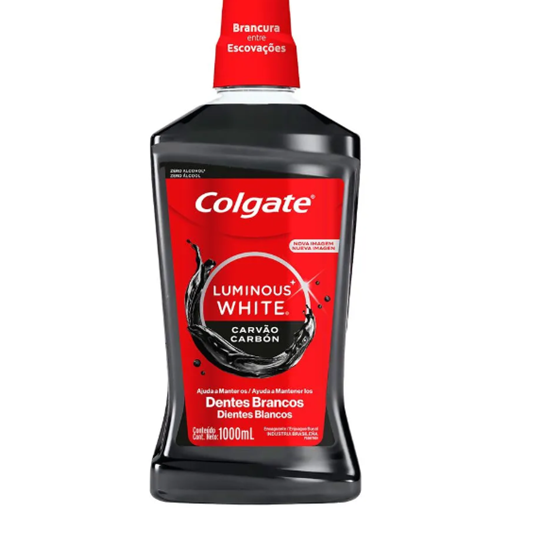 Enjuague bucal Colgate Charcoal Luminous white 1 litro. 1