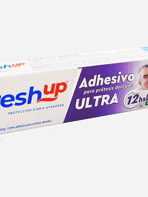 Adhesivo para prótesis Ultra Fresh Up menta 40 g.