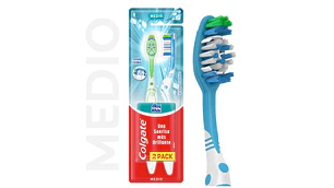 Cepillos dentales Colgate Max white Medium 2 Unidades.