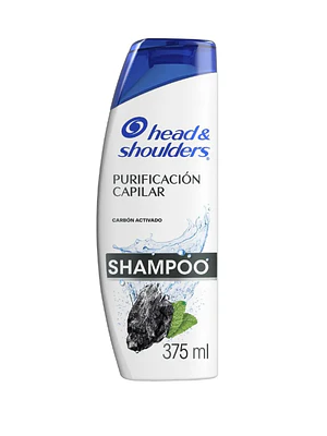 Head & Shoulders Shampoo Purificación capilar Carbón activado 375 ml.